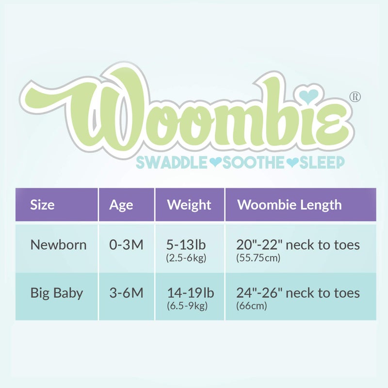 Woombie Convertible Baby Swaddling Blanket I Swaddle Converts to Arms-Free Wearable Blanket for Babies Up to 6 Months, Grey, 14-19 lbs - Image 4